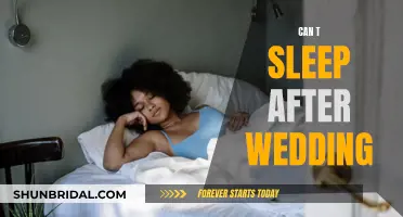 Post-Wedding Blues: Sleepless Nights After Tying the Knot