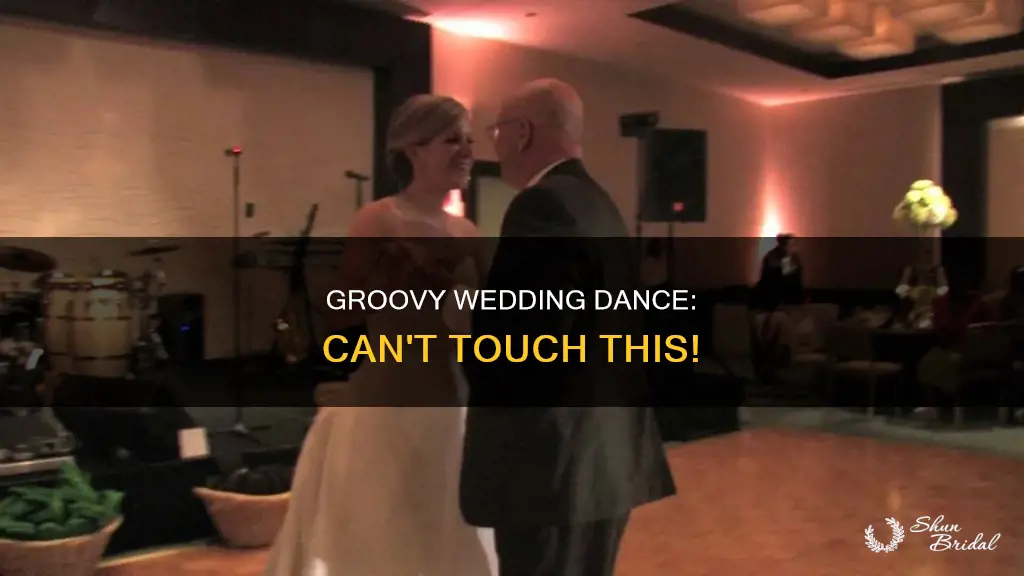 can t touch this wedding dance