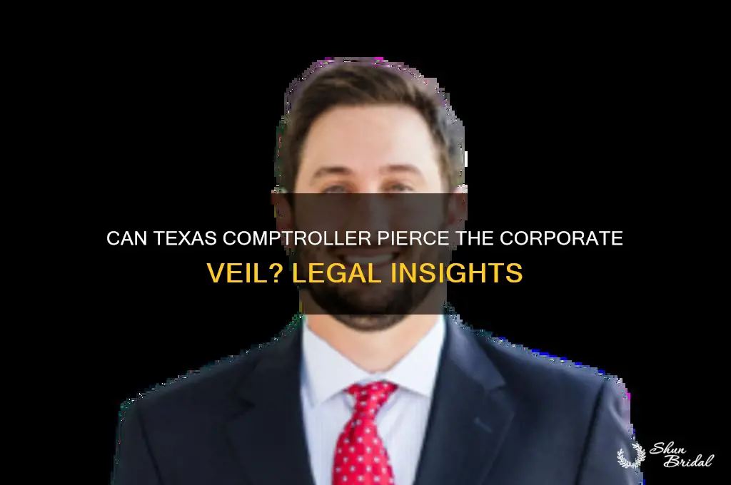 can texas comptroller pierce corporate veil