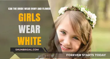 Ivory Bride, White Flower Girls: Breaking Wedding Color Traditions