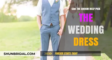 Grooms and Wedding Dresses: To Help, or Not?