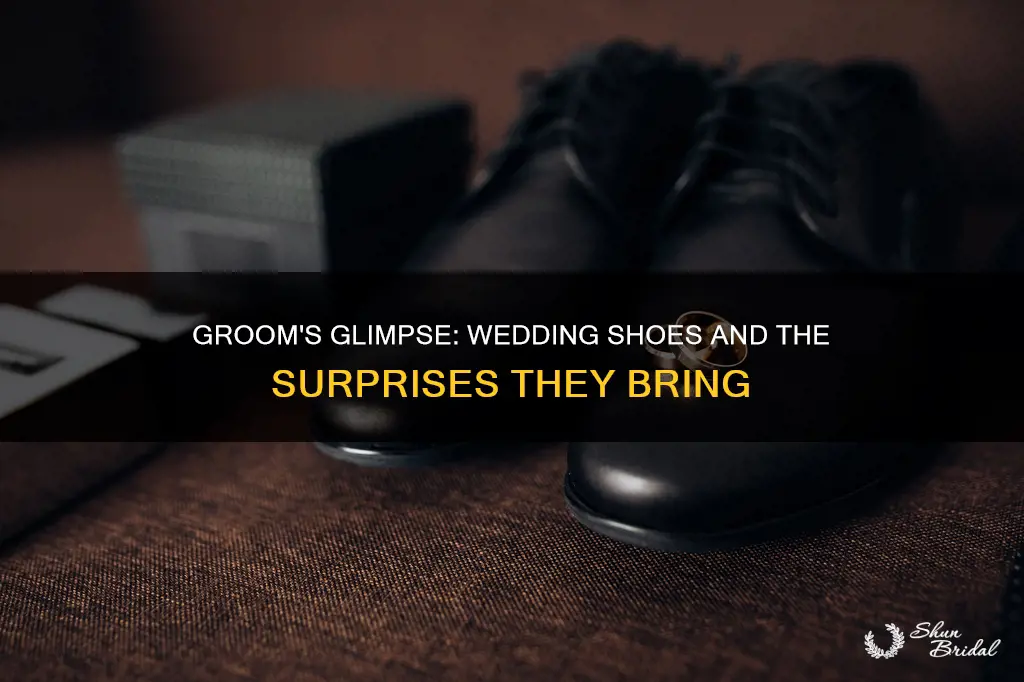 can the groom see my wedding shoes