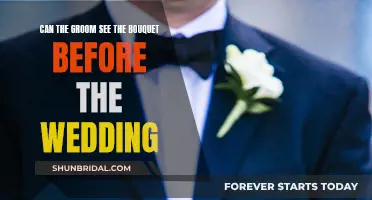 Groom's Bouquet Glimpse: Is It Bad Luck Before the Wedding?