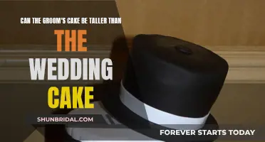 Groom's Cake Taller Than Wedding Cake: Is It Okay?