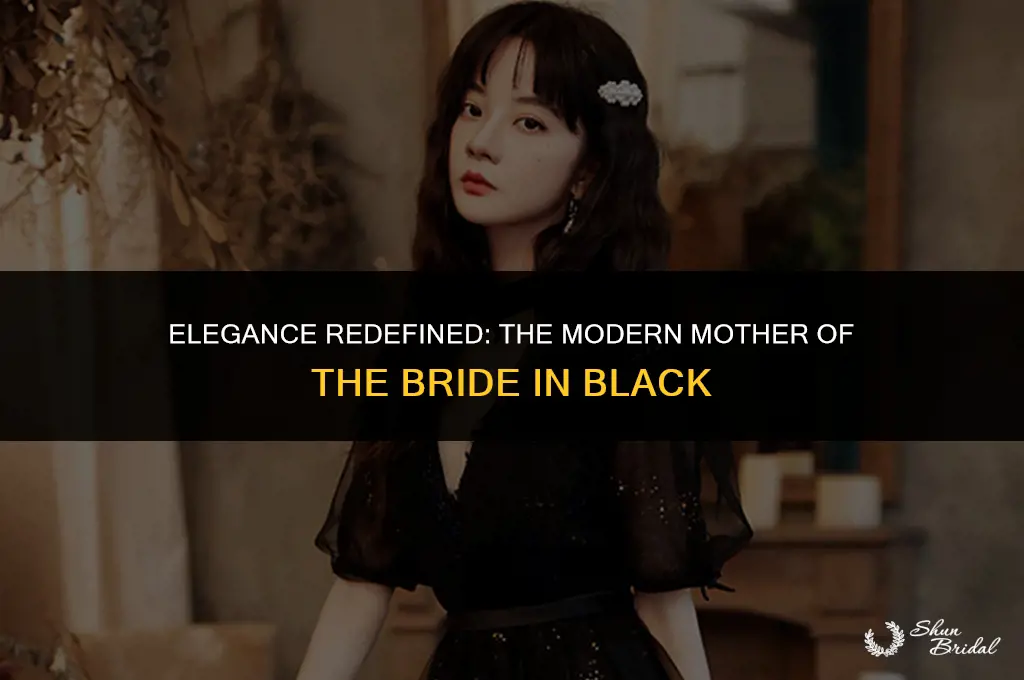 can the mother of the bride wear black