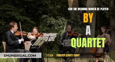 The Wedding March: Quartet Performance Possibilities