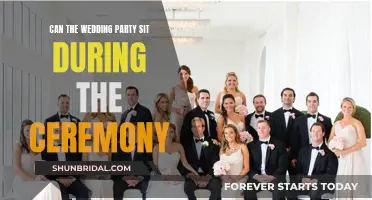 Where Should the Wedding Party Be During the Ceremony?