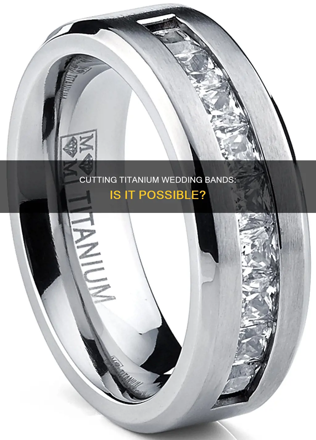 can titanium wedding bands be cut