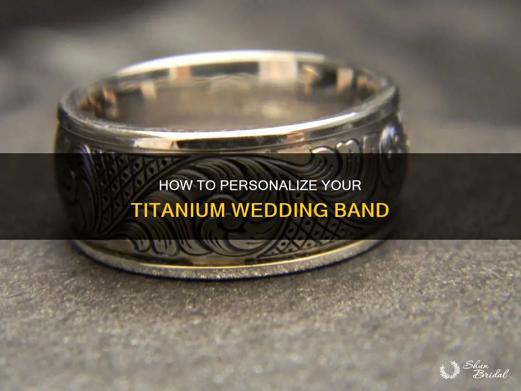 can titanium wedding bands be engraved