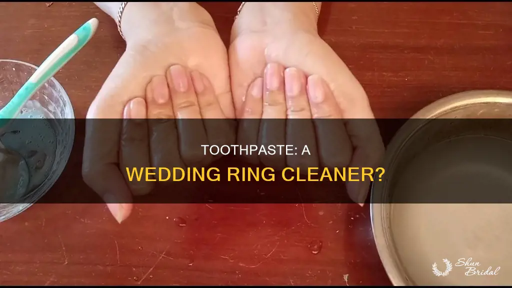 can toothpaste clean wedding ring