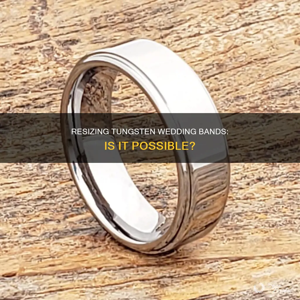 can tungsten wedding bands be resized