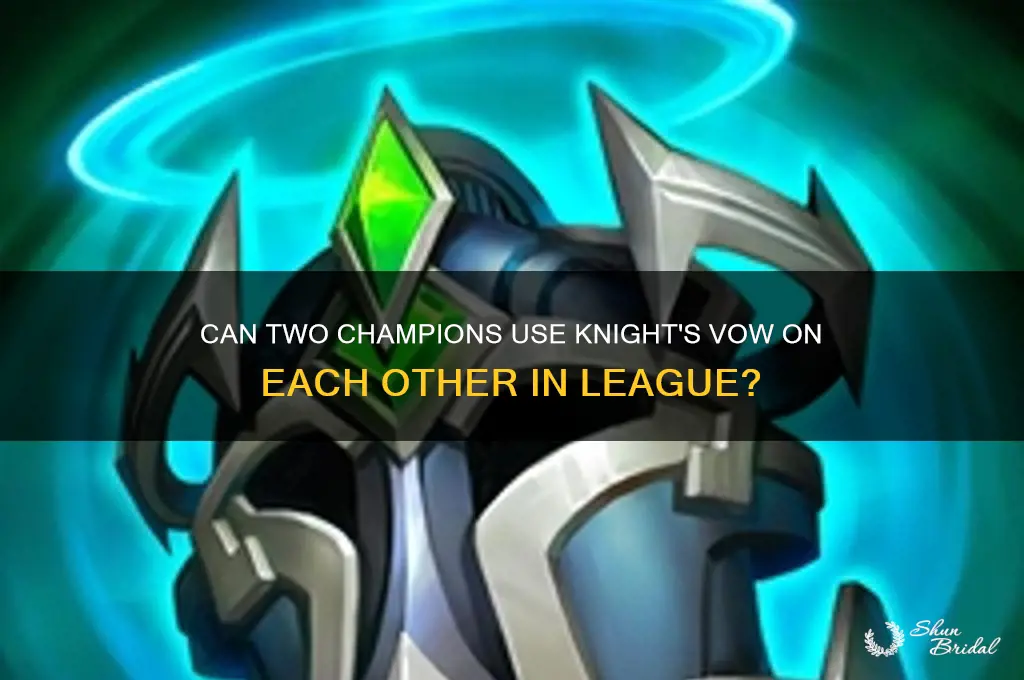 can two champions knight
