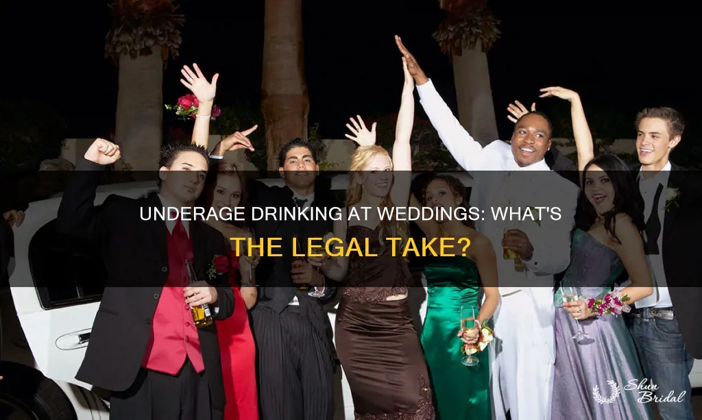 can underage drink at a wedding