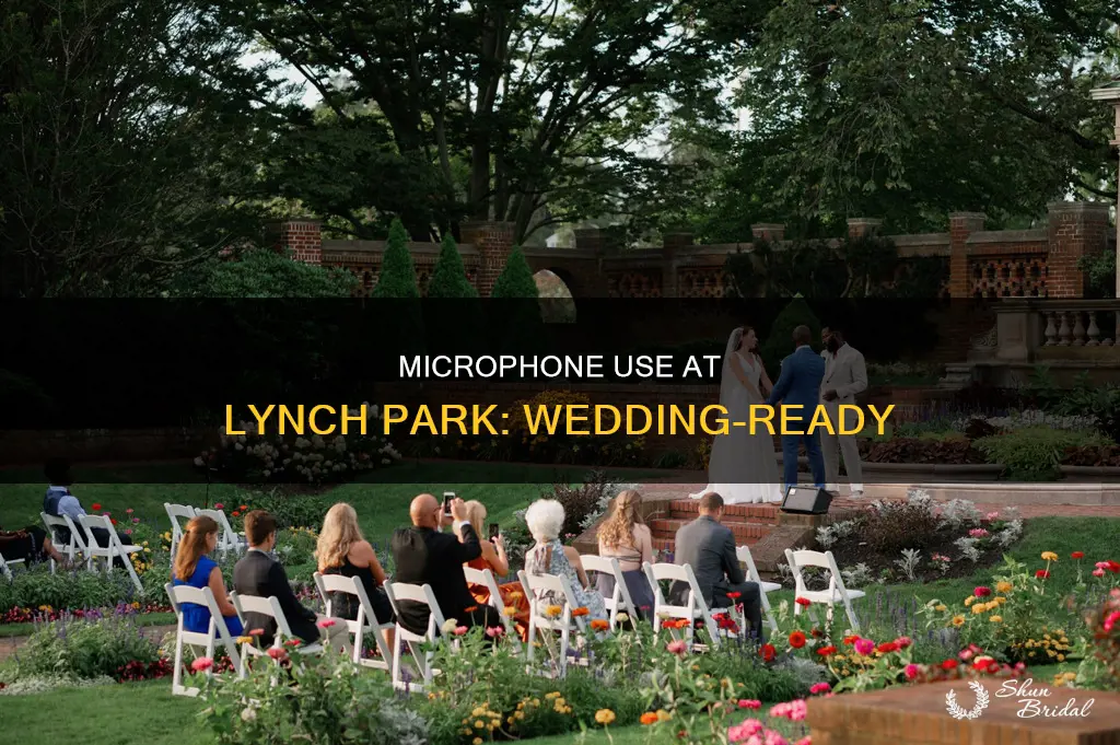 can use microphone lynch park wedding