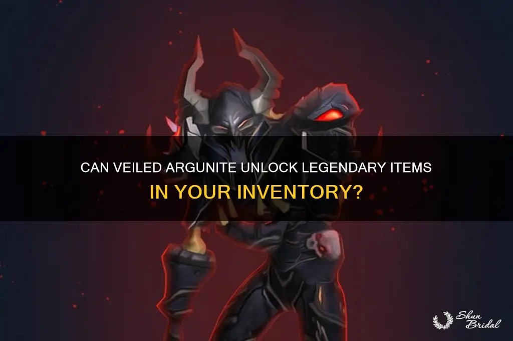 can veiled argunite give legendaries