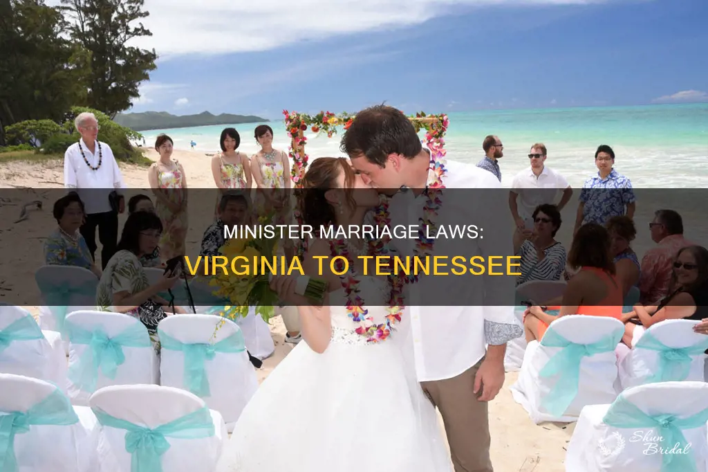 can virginia minister perform wedding in tn