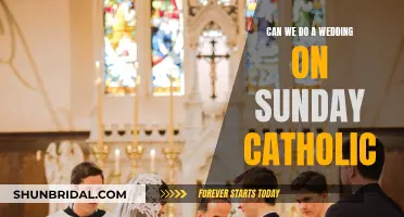 Planning a Catholic Wedding on a Sunday?