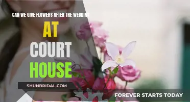 Flowers After Courthouse Weddings: Etiquette and Ideas