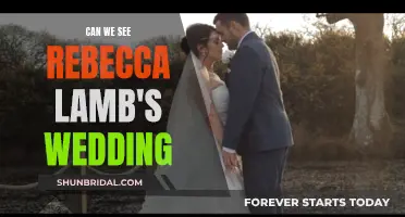 A Glimpse of Rebecca Lamb's Wedding Day