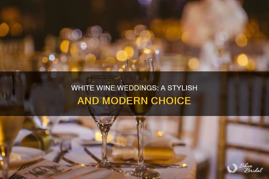 can we serve only white wine at a wedding