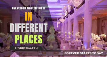 Wedding and Reception: Different Venues, Same Celebration