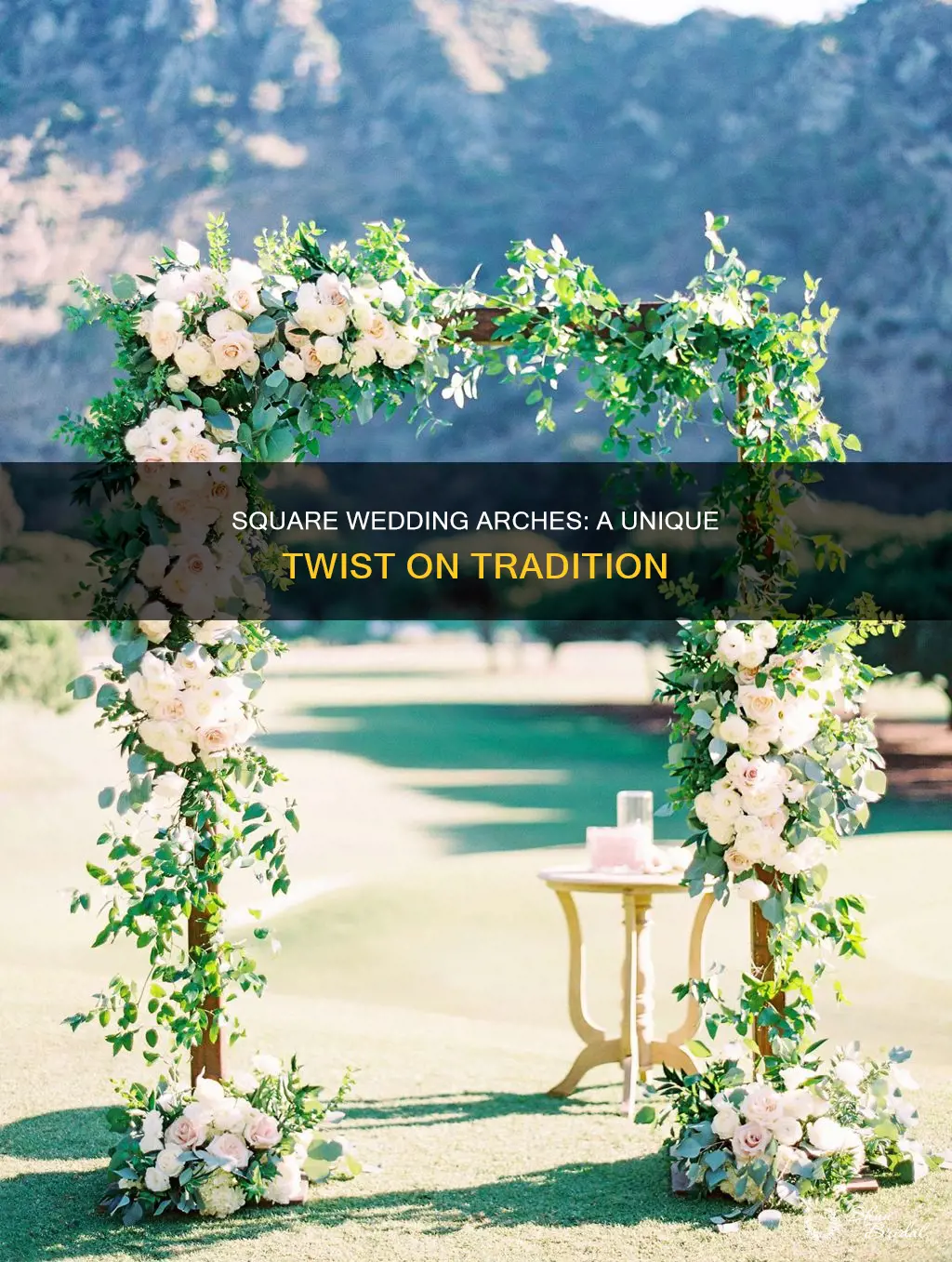 can wedding arches be square