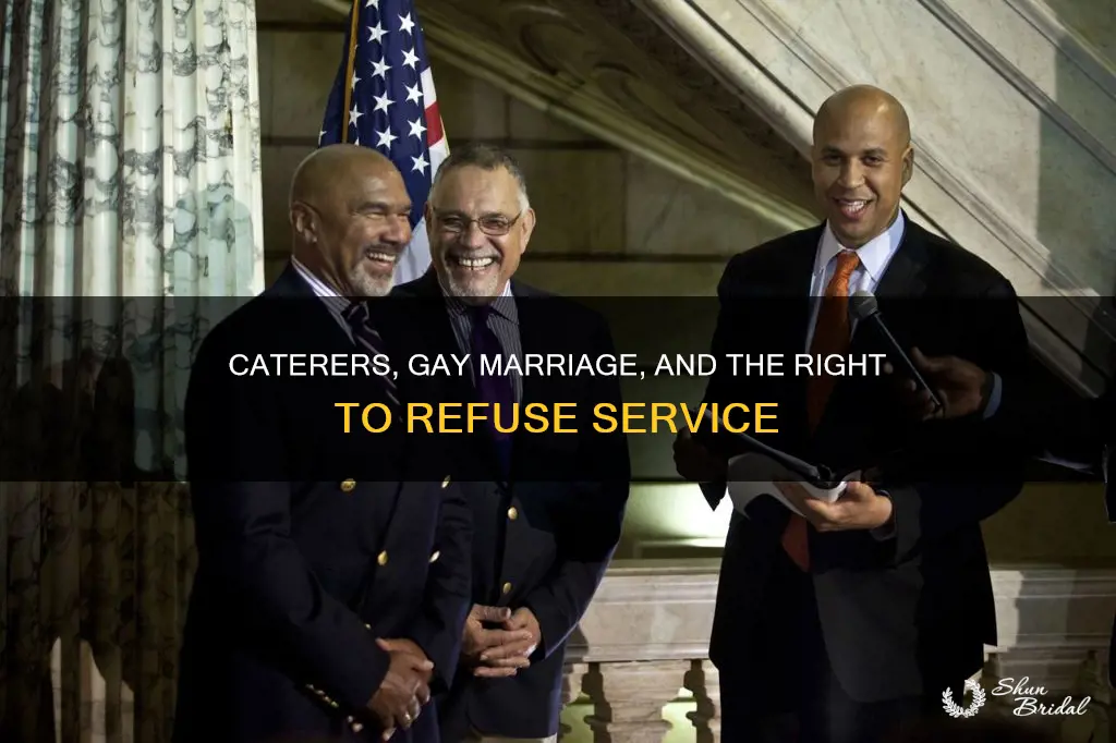 can wedding cateres deny service to gay marriage