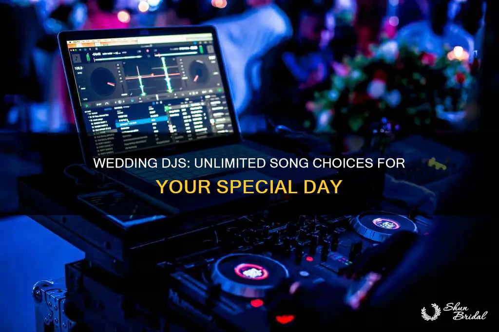 can wedding djs play any song