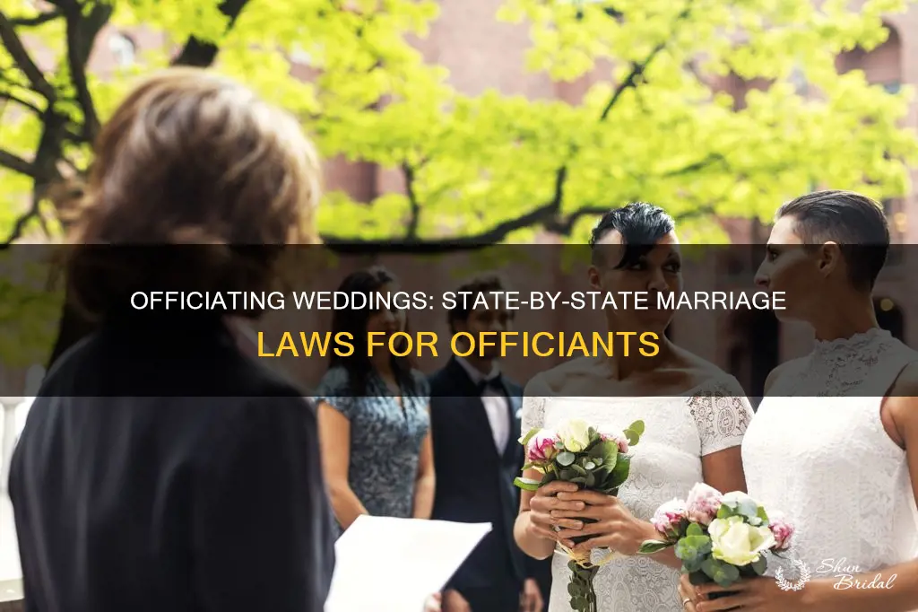 can wedding officiants marry in any state