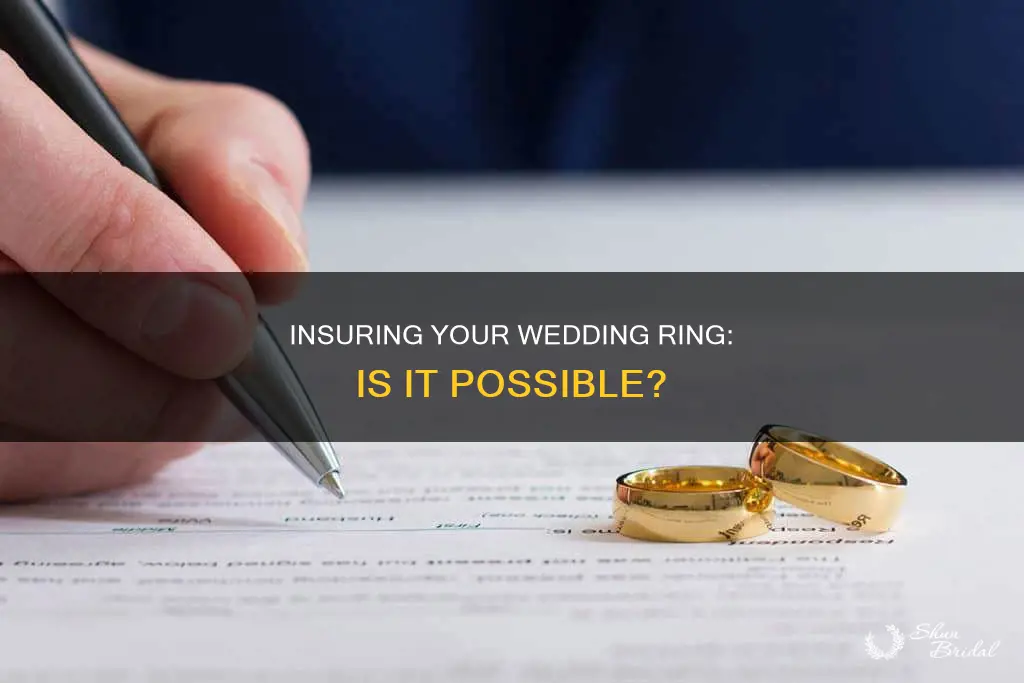 can wedding rings be insured