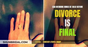 Selling Wedding Rings: Pre-Divorce Finality and Its Legalities