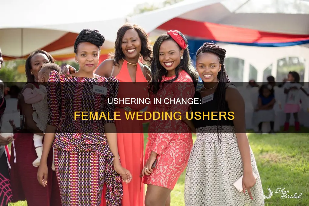 can wedding ushers be female