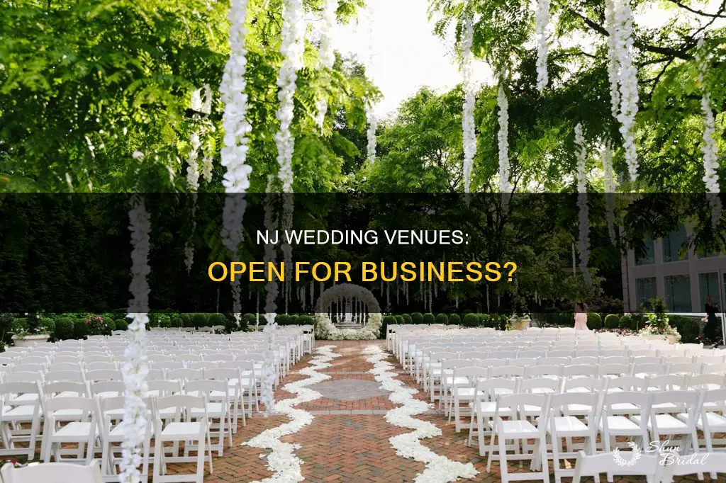 can wedding venues open in nj