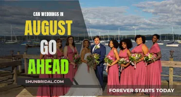 August Weddings: Proceed with Precaution