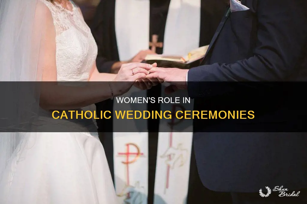 can women perform catholic wedding ceremony