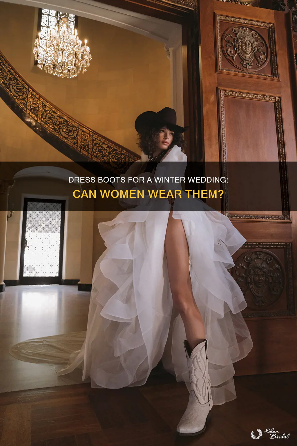 can women wear dress boots to a wedding in january