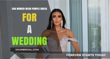 Purple Passion: Wedding Attire for Women