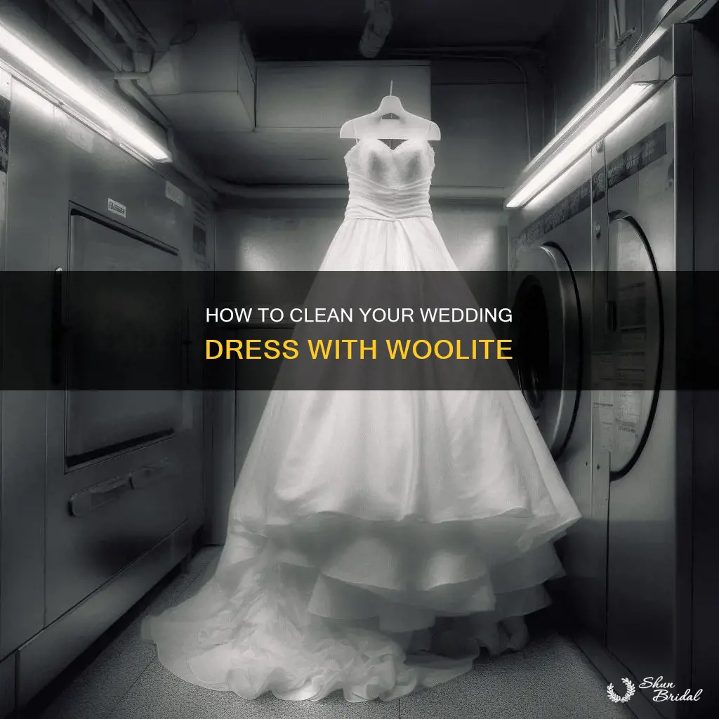 can yoi wash a wedding dress in woolite