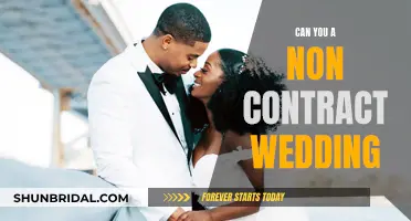 A Wedding Without Contracts: Is It Possible?