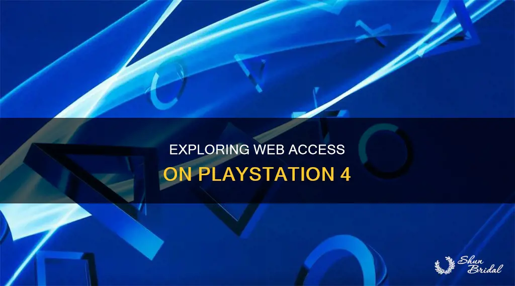 can you access the wed via play station 4