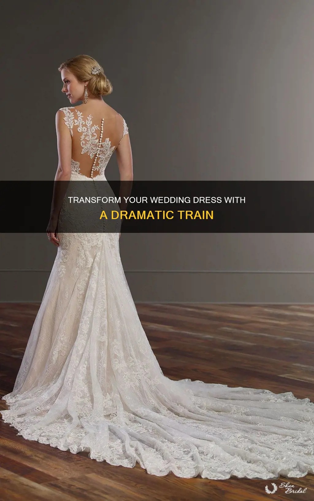 can you add a longer train to a wedding dress