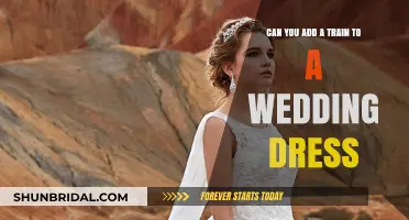 How to Tastefully Add a Train to Your Wedding Dress