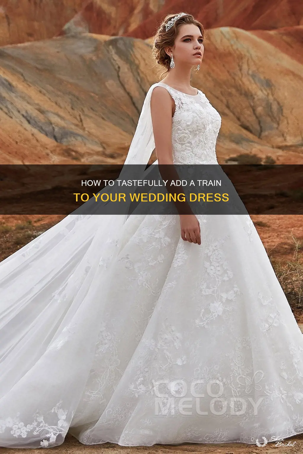 can you add a train to a wedding dress
