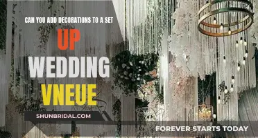 Enhancing Your Wedding Venue with Decorations