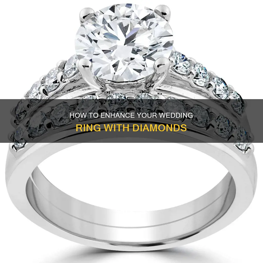 can you add diamonds to a wedding ring