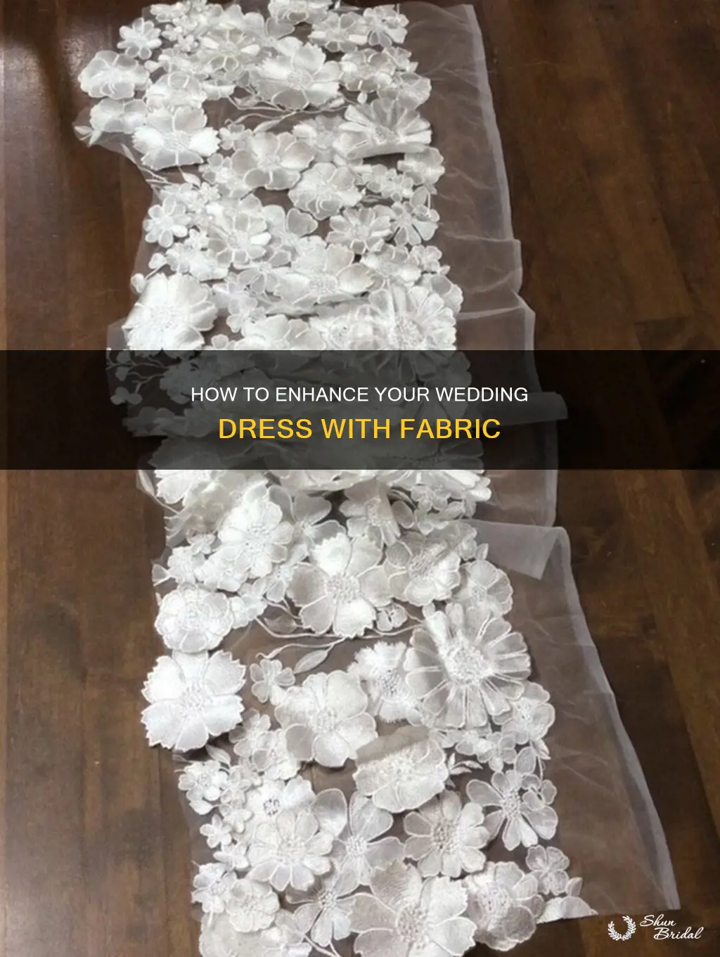 can you add fabric to a wedding dress