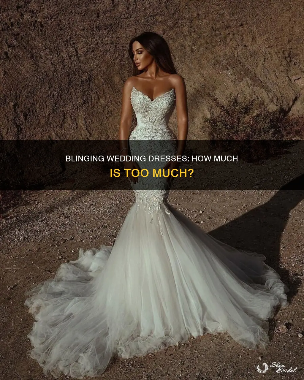 can you add more bling to a wedding dress