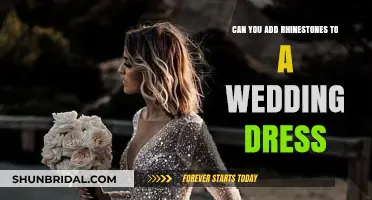 Enhancing Your Wedding Dress with Rhinestones