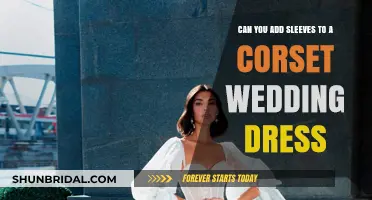 How to Add Sleeves to Your Corset Wedding Dress