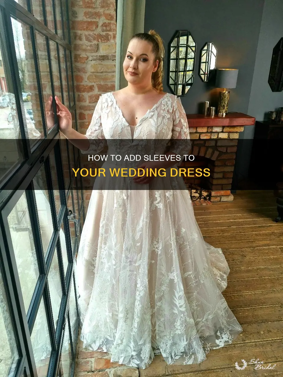 can you add sleeves to wedding dress